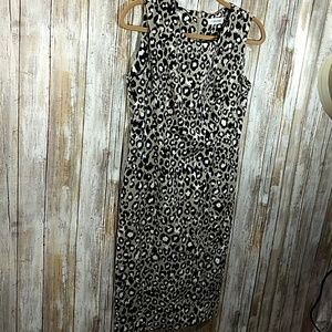 Calvin Klein leopard print dress